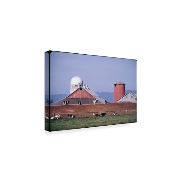 American Eyes 'Dairy Farm' Canvas Art,12x19